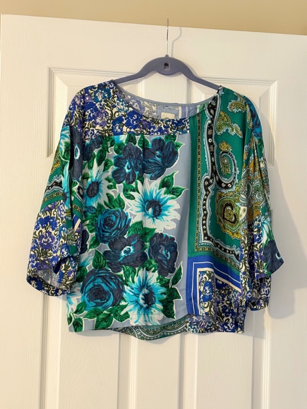 Anthropologie Tiny Floral Blouse
